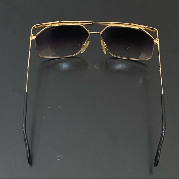 Rare Vintage CAZAL 966 302 Black & Gold Metal Frame UV Protection Sunglasses - Picture 7 of 16
